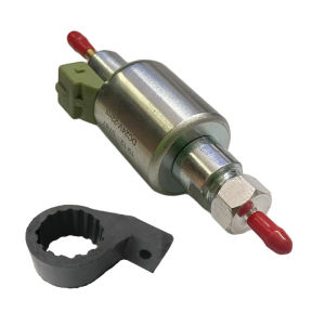 Bơm nhiên liệu cho máy sưởi đỗ xe chạy dầu diesel bơm dầu khí ấm có thể tháo rời bơm điện tử bơm làm nóng trước. 12V/24V 5000W