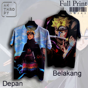 Kaos Distro Sablon Full Print SB343 Pria Oblong Baju Atasan Lengan Pendek Dewasa