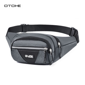 OTOHE Mens Chest Bag Fashion Waist Bag Outdoor Messenger Bag Waterproof Sports Bag Travel Shoulder Bag Large Capacity Casual Bag Fitness Bag Leisure Street Bag