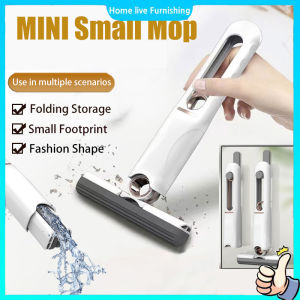 Mini Mop Mini Squeeze Mop Sponge Mop Home Kitchen Toilet Car Cleaning Mop Glass Sponge Cleaning Mop Foldable Handheld Mop Window Cleaner Tools