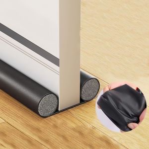 🛡️ Bumper Strip/Door Seal Strip Insulation/Waterproof/Warm/Washable/Durable/Home Office/Reusable/Shockproof - Leather Door Bottom Seal Strip Bumper