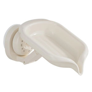 ChicLiving No Drill Suction Cup Rotating Soap Dish Wall Mount Swivel Draining Soap Holder Bathroom Laundry Soap Storage Rack