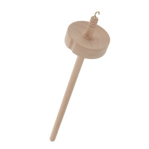 Drop Spindle Top Whorl Yarn Spin Hand Carved Sewing Carft Tool for Beginners