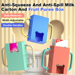 กล่องโคลน การออกแบบด้ามจับคู่ ปลอดภัยและพกพาได้ ถ้วยเด็ก ทําความสะอาด ง่ายต่อการใช้ ปกป้องความปลอดภัยด้านอาหาร