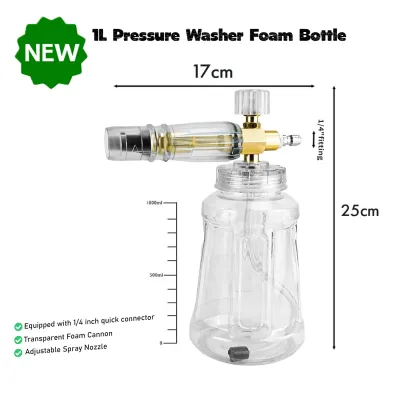 Foam Bottle Sprayer Snow Foam Car Wash Spray Bottle Car Window Cleaning Pressure Washer Hose Pipe Sprayer
