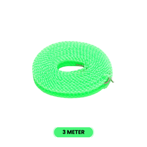 ROZEL Tali Gantungan Jemuran Baju Portable 5 Meter dan 3 Meter Clothes Line Laundry Gantungan Plastik Kuat