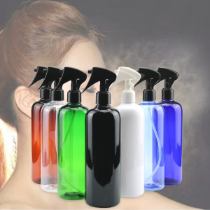 500ml Bottle Sub-bottling Plastic Refillable Bottle Clear Sprayer Empty Dispensing Container Makeup Tool