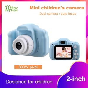 threetrees Toy Camera For Kids Cute Camcorder Rechargeable Digital Camera with 2 Inch 1080P HD IPS Display Screen And 8MP Camera Outdoor PlayChristmas Gift For Kids