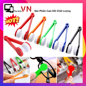 COMBO 5 Dụng Cụ Lau Kính Mắt Dạng Kẹp - Cây Lau Mắt Kính Cầm Tay Sợi Microfiber Làm Sạch Bụi Bẩn Tiện Lợi - Kẹp Lau Kính Mắt Mini