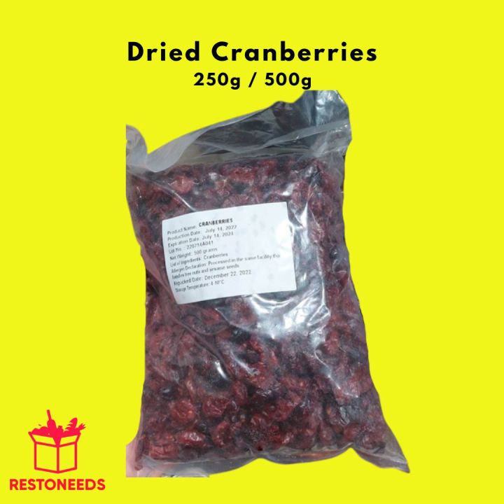 Dried Cranberries 250g 500g Lazada Ph 7583