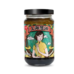 [Anmi Food] 仲景上海葱油酱230g瓶装葱油汁葱油拌面酱成都红油下饭酱拌菜调味Zhongjing Shanghai scallion sauce 230g bottled scallion sauce scal