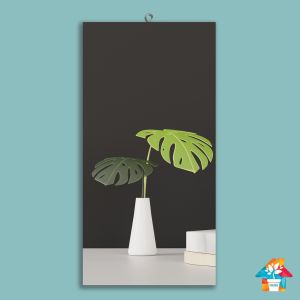 HIASAN DINDING BUNGA TANAMAN FLOWER WALL DEKOR PAJANGAN POSTER KAYU DEKORASI KAMAR RUMAH