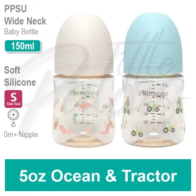 AUTUMNZ PPSU Bottle Wide Neck Feeding Baby Bottle [ 4oz/ 6oz/ 8oz/ 10oz ] Milk Bottle Botol Susu PPSU Bayi