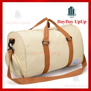 【Ready Stock】2026 Large-capacity luggage bag gym sports travel travel bag womens mens Korean weekend bag yoga bag
