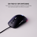 FANTECH รุ่น KANATA S VX9S เมาส์เกมมิ่ง Optical ความแม่นยำสูงปรับ DPI ได้ 400-7200 พร้อมไฟ RGB สีดำ. 