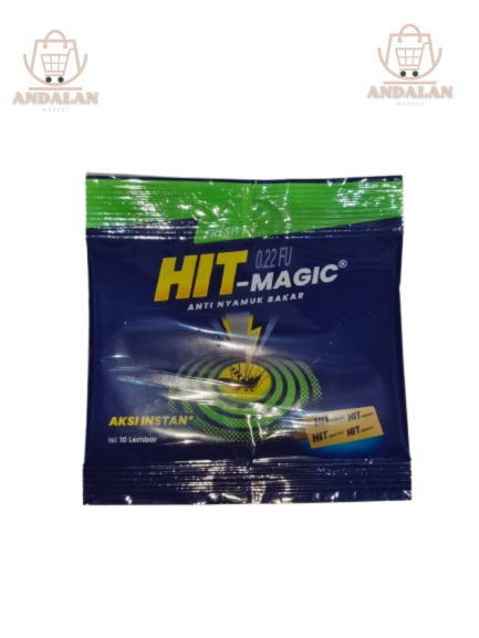 Hit Magic Anti Nyamuk Bakar kertas isi 10 lembar | Andalan Market ...