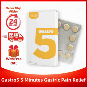 🔥Buy 1 free 1🔥Gastro5 5 Minutes Gastric Pain Relief 神农氏 胃多宝 5分钟 胃风 胃酸 胃痛 (1 x 30 Tablets)