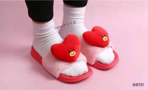 Fluffy slippers chimmy/cooky/koya/mang/rj/shooky/tata Fluffy slippers