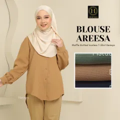 HERNES SUIT AMIRA SET BLOUSE AND PALAZO BLOUSE MUSLIMAH WEAR