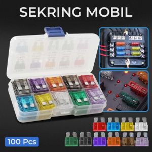 Fuse Mobil Sikring Sekring Mobil 2AMP-35AMP 1 Set 100PCS