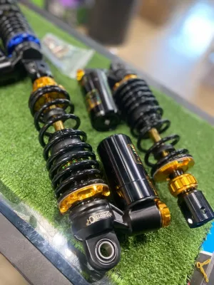 🔥 HYPERTECH ULTIMATE PRO PREMIUM ABSORBER 285MM 🏍️ FOR YAMAHA NVX V1 V2 V3 & NMAX V2 V3 ⚡ REAR SHOCK 6 COLOUR