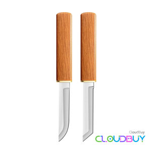 Kitchen Double Knife Multi-purpose Stainless Steel Knife Set Cut Fruit Sushi
