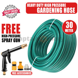 1set High Pressure Car Washer Water Spray Gun 5m - 40m Watering Hose 3 Hose Connector