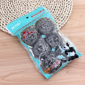 6PCS Premium Stainless Steel Scrubber Metal Scouring Pads Steel Wool Stainless Steel Scouring Pad