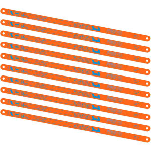 🏷️ SAFELEX Bi-Metal Hacksaw Blade 12" 300MM 10PCS 18/24 TPI ✨ Spring Steel Flexible Long Life Heavy Duty Cutting for Metal & Wood
