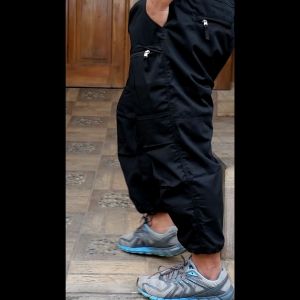 Sirwal Cargo Jogger Outdoor Original Kurta Pakaian Muslim Al Akh 6 Saku Bahan Full Katun Ribstob Tornado