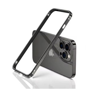 R-just Luxury Light Aluminum Metal Frame For iPhone 16 Pro Max 15 14 Plus 13 12 Pro Max Bumper Case Ultra Thin Alloy Protective Back Acccessories