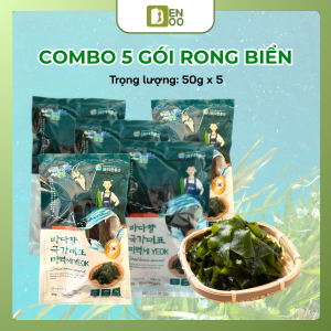 [CÓ TEM PHỤ] Rong Biển Khô Nấu Canh Hàn Quốc 50g Mi Yeok bổ sung dinh dưỡng canxi sắt