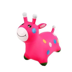 Bouncing Rabbit Bouncy Bunny Inflatable Bouncing Jumping Animal Toy Soft Rubber Baby Riding Kids Kuda Lompat Budak 跳跳兔