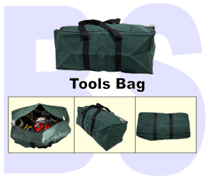 BANSOON Cotton Tool Bag with Zip. Big storage space. 18inch and 24inch size. Shoulder strap. BAG ONLY NO TOOLS.