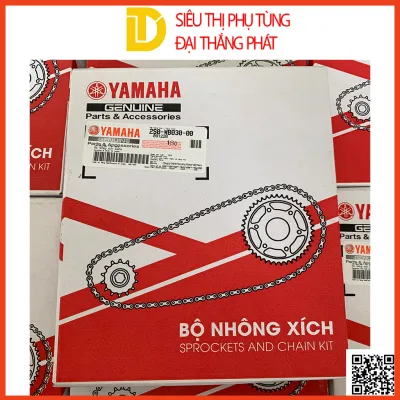 Bộ nhông xích nhông sên đĩa cho xe số YAMAHA chính hãng JupiterTaurusSirus FIExciter 150SiriusExciter 135Ex 4 số