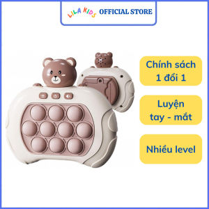 [TẶNG SẴN PIN] Đồ chơi Pop it thế hệ mới - máy điện tử chơi game Pop it giải trí bấm nút theo đèn nhạc với nhiều level