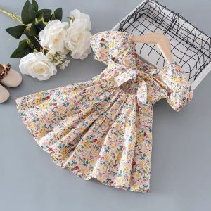Kids Girls Dresses 2023 Korean Kids Baby Chic Skirts Little Girls Dress Summer Princess Dresses