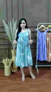 COD Daster Yukensi Jumbo LD 130 Motif Bulu Tanpa Lengan Daster Kekinian Daster Rayon Homedress