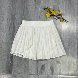 Chân Váy Thể Thao Nữ 2 Lớp Dáng Xếp Ly Xéo Vải Thoáng Khí Chơi Pickleball Cầu Lông Tennis VML03