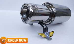 Knalpot Mobil Racing HKS Gronel Rainbow Suara Bass Empuk Halus