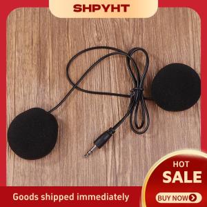 SHPYHT Cho cardo freecom Tinh thần xe máy Mũ bảo hiểm Bluetooth Intercom mềm dây Microphone dây microphone và 3.5 mét Loa