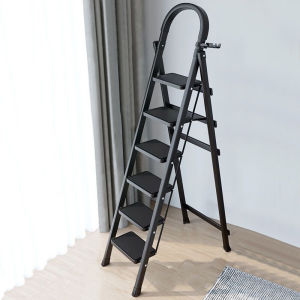 Yu Neighbor   Ladder Household Folding Stair Trestle Ladder Multi-Function Climbing Ladder Escalator Dual-Purpose Ladder YLT01