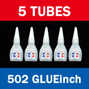 1pc/5pcs/10pcs Original Cyanoacrylate Adhesive 502 Super Glue Adhesive Tarpaulin Acrylic Glue Quick Dry