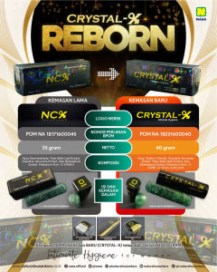 Crystal X NCX Nasa Original Barcode Solusi Masalah Kewanitaan Kemasan Terbaru