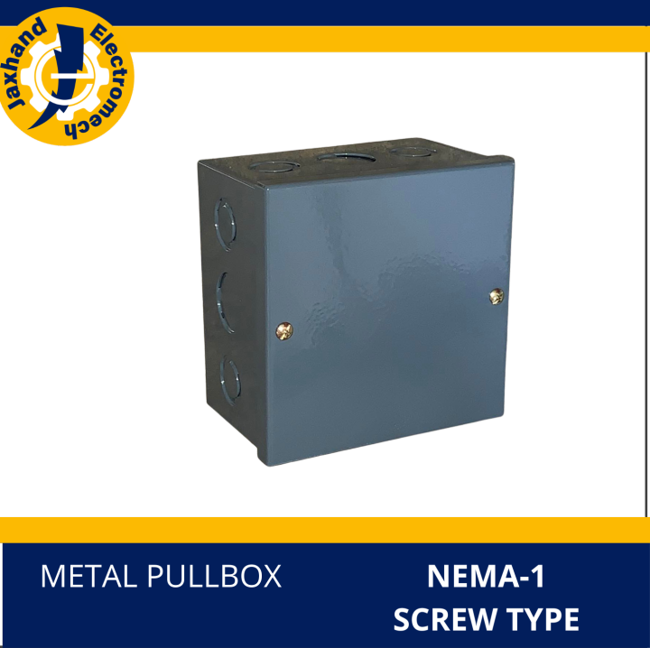 Pullbox Nema-1 Metal Screw Type GA#16 / Metal Box / Metal Enclosure ...