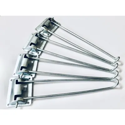 Chân bàn gấp gọn bộ chân bàn học mạ trắng siêu chắc (không kèm mặt)