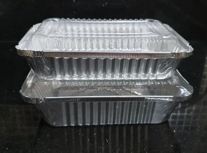 Oven Safe Aluminum Foil Tray with Plastic Lid (Lasagna/Brownie