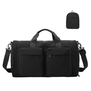NVIEN1 Folding Travel Duffel Bag Waterproof Large Capacity Sports Fitness Bag Save Space Portable Carry-On Crossbody Bag Business Trip