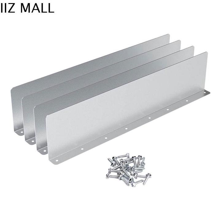 IIZ Aluminum Roofing Gutter Splash Plate Prevent Overflow Rustproof