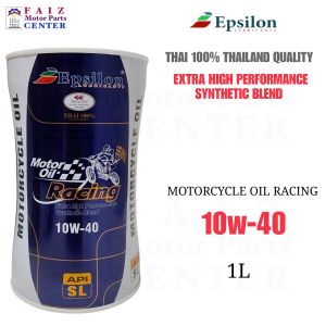 EPSILON LUBRICANTS 10W-40 SYNTHETIC BLEND MOTOR OIL RACING EXTRA HIGH PERFORMANCE